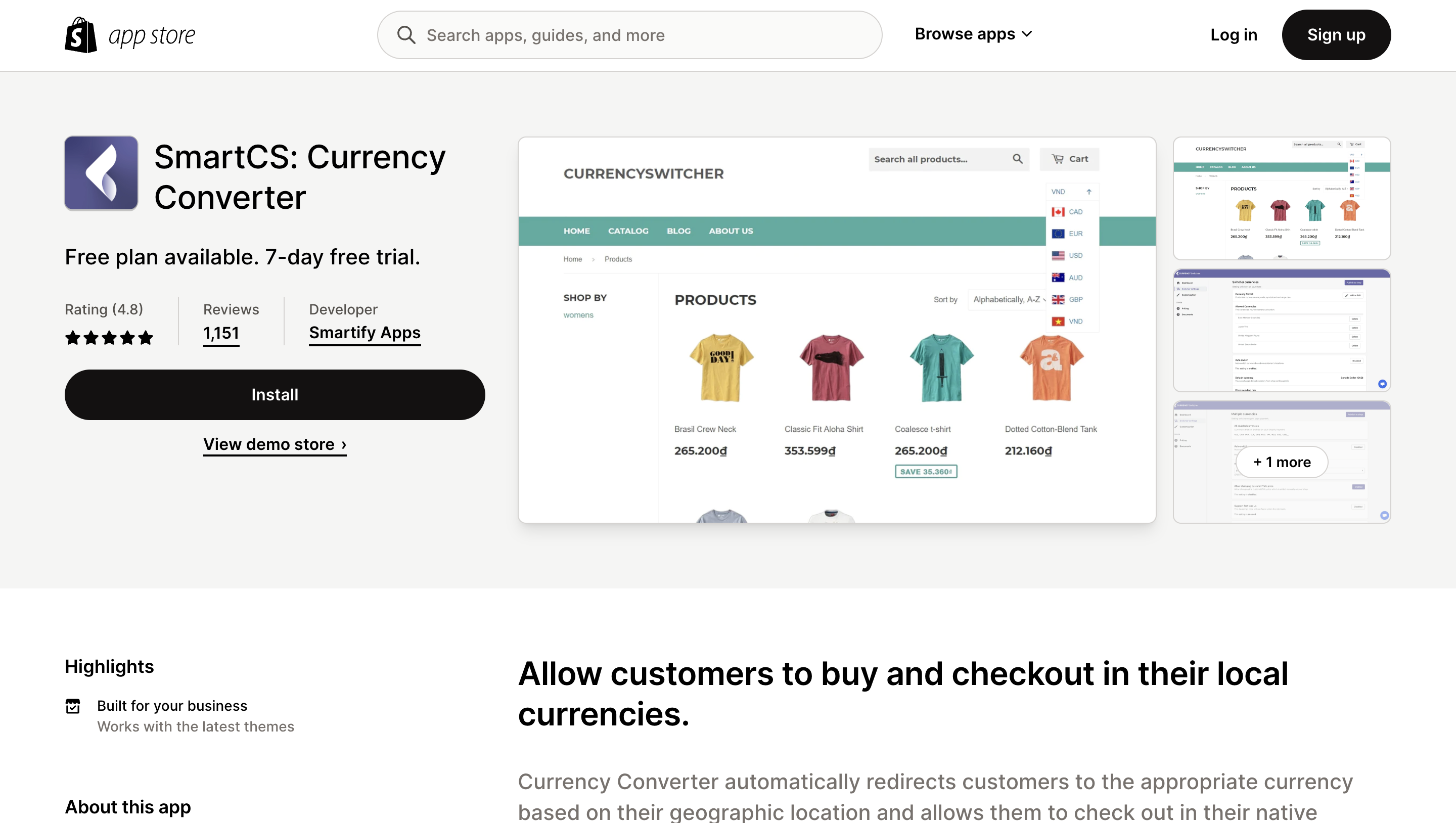 SmartCS: Currency Converter